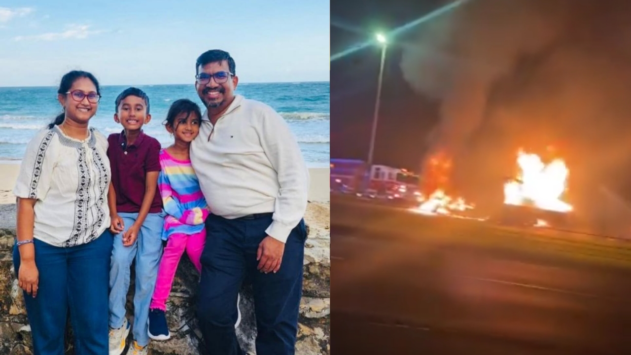 అమెరికాలో ఘోర రోడ్డు ప్రమాదం: హైదరాబాద్‌కు చెందిన కుటుంబం సజీవదహనం