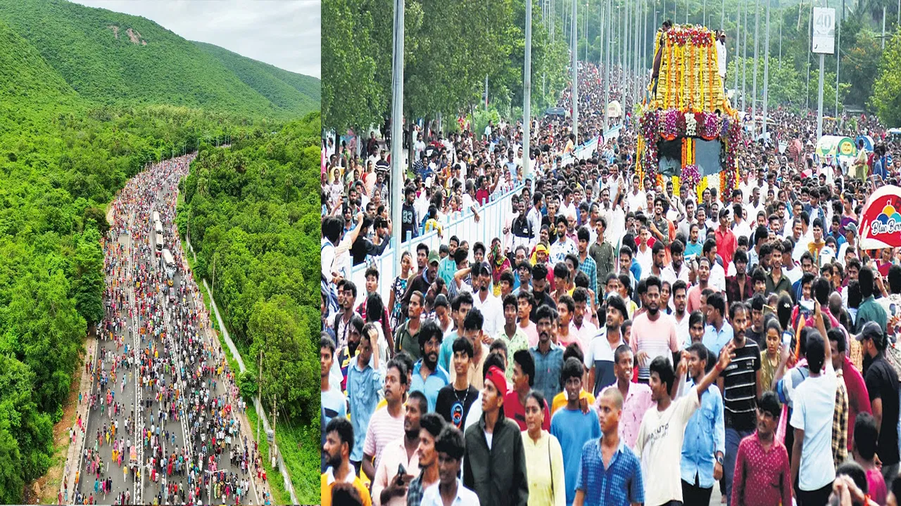 సింహాచల గిరి ప్రదక్షిణ భక్తిశ్రద్ధలతో ప్రారంభం