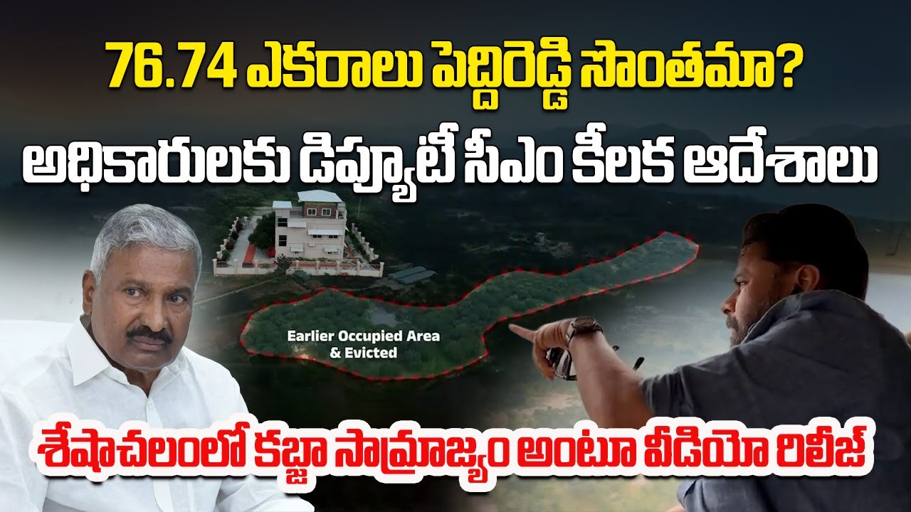 పవన్ కళ్యాణ్ సంచలన వీడియో: పెద్దిరెడ్డి కుటుంబం అడవీ భూముల వివాదం.