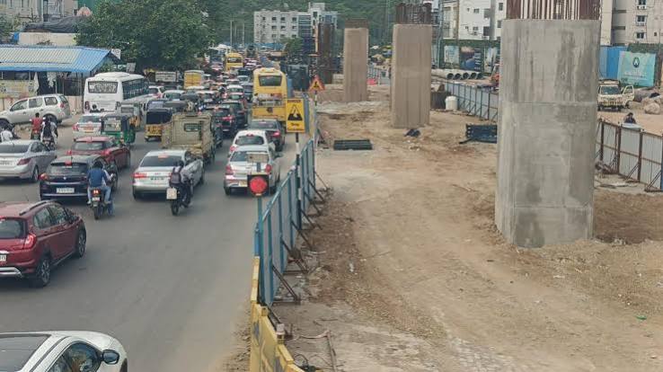 ఖాజాగూడ జంక్షన్‌లో ట్రాఫిక్ మళ్లింపు.. 60 రోజుల ఆంక్షలు